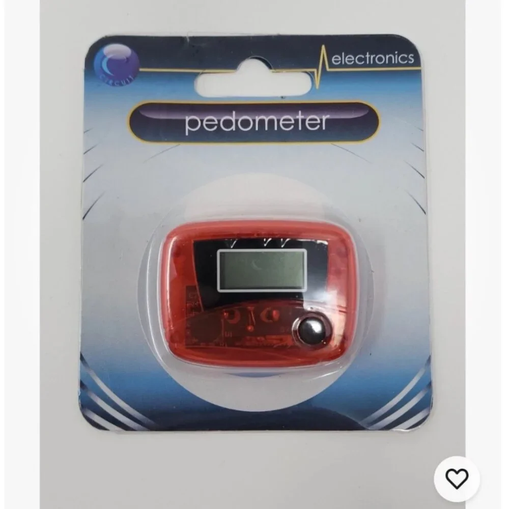 Step Counter Clip-On Pedometer With LCD Display